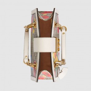 Gucci Padlock GG Flora small shoulder bag 498156 HV8FC 9799