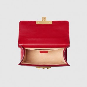 Gucci Padlock studded leather shoulder bag 432182 DLXDG 6491