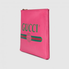 Gucci Print leather medium portfolio 500981 0GCAT 8840