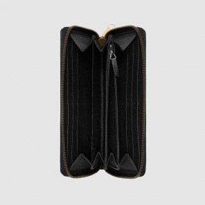 Gucci Print leather zip around wallet 496317 0GCAT 8163