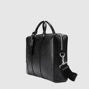 Gucci Signature leather briefcase 406384 CWCBN 1000