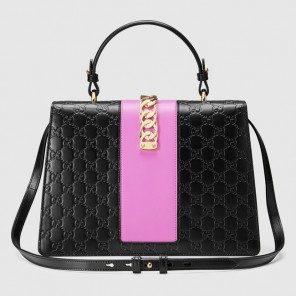 Gucci Sylvie Gucci Signature bag 431665 CWCNG 8657