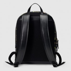 Gucci Tropical print leather backpack 406370 DLP2T 3161