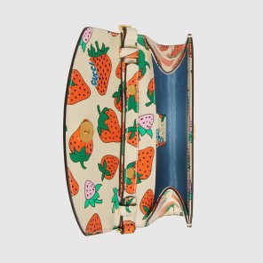 Gucci Zumi Strawberry print mini bag 564718 08PAX 9036