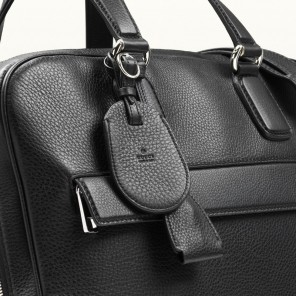 Gucci black leather briefcase 322058 A7M0N 1000