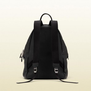 Gucci black rubber guccissima leather backpack 268184 AF65N 1060