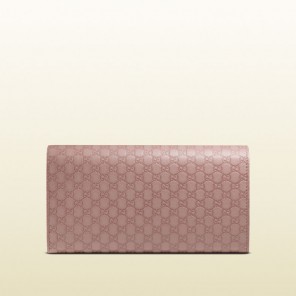 Gucci bow microguccissima leather continental wallet