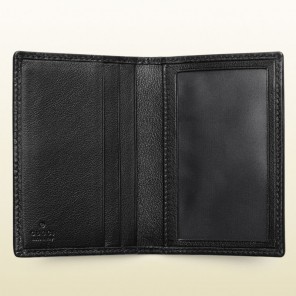 Gucci bow microguccissima leather train pass case