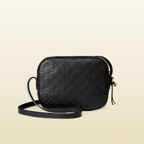 Gucci bree guccissima leather mini messenger bag