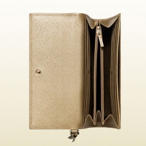 Gucci bree original GG canvas continental wallet