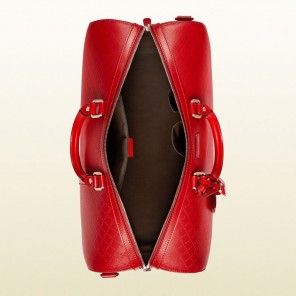 Gucci bright diamante leather medium duffel