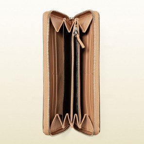 Gucci crocodile zip around wallet