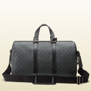 Gucci gg supreme canvas carry-on duffle bag