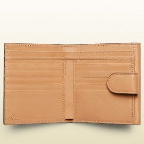 Gucci icon leather french flap wallet