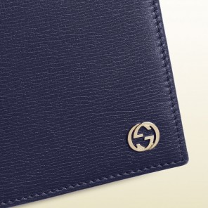 Gucci leather chain wallet