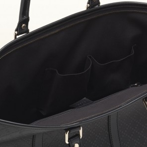 Gucci medium black diamante leather top handle tote 309413 AIZ1G 1000