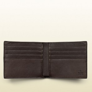 Gucci micro gg supreme canvas bi-fold wallet 365477 FX53N 9643