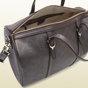 Gucci nice GG supreme canvas boston bag