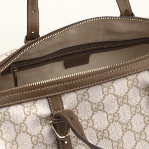 Gucci nice GG supreme canvas boston bag