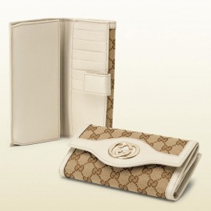 Gucci original GG continental wallet