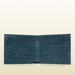 Gucci ostrich bi-fold wallet 365475 EJO0N 4124