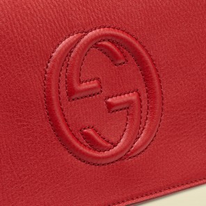 Gucci soho leather clutch