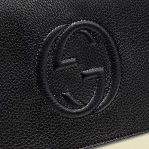 Gucci soho leather clutch