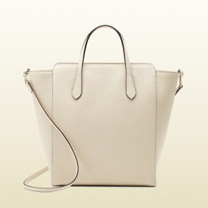 Gucci swing leather top handle bag