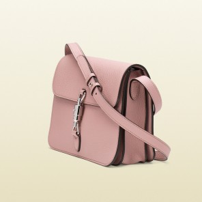 Jackie soft leather flap shoulder bag