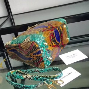 Lady Dior Bag Python leather D1655