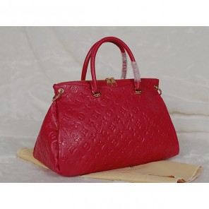 Louis Vuitton Monogram Empreinte Pallas M46908 Red