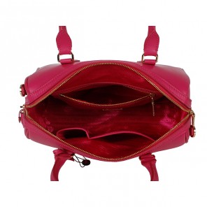 PRADA Saffiano Leather 30cm Two Handle Bag 1845 in Rose