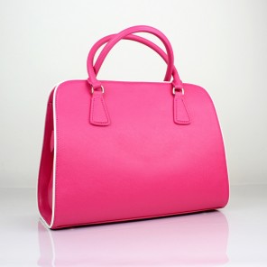 PRADA Saffiano Leather Tote Bag BN2609 in Rose