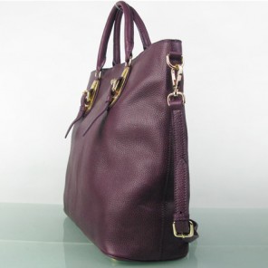 Prada BN1902 Original Calf Leather Tote Bag in Fuchsia