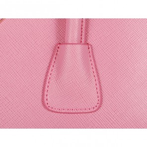 Prada Glace Calf Leather Tote Bag BN2619 in Cherry pink