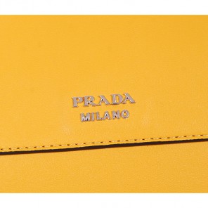 Prada Original Leather Tote Bag BN8905 Yellow