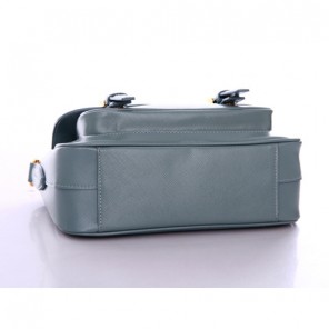 Prada Saffiano Calf Leather Flap Bag BT0904 in indianred