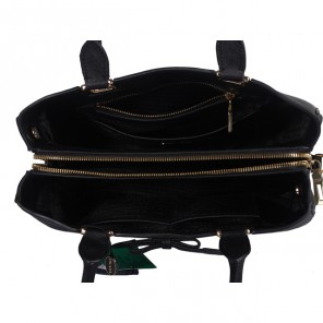 Prada Saffiano Calf Leather Tote Bag 2244 in Black