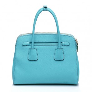 Prada Saffiano Cuir Leather Tote Bag 103358 in Light blue