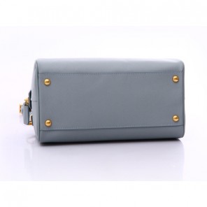 Prada Saffiano Leather Handbag BL0796 in Light blue