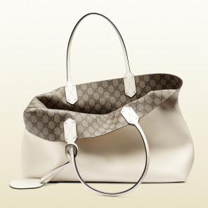 Reversible GG leather tote