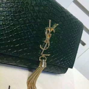 SAINT LAURENT Monogramme Cross-body Shoulder Bag 311217 Green