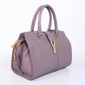 YSL Small Cabas Chyc Bag 8220 Pink-Purple