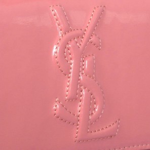 Yves Saint Laurent Belle De Jour Patent Leather Wallet 8223 Pink