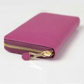 Yves Saint Laurent Zippy Wallet 241153 Purple