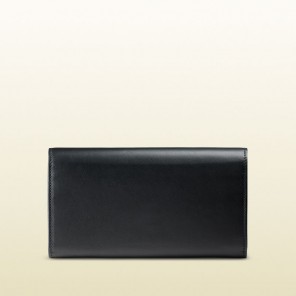 gucci icon leather continental wallet