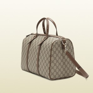 gucci nice GG supreme canvas boston bag