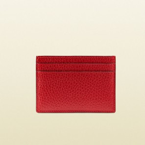 gucci swing leather card case