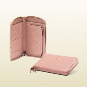 gucci swing leather zip around wallet