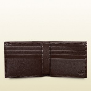 guccissima leather web bi-fold wallet 365491 A0VBR 2061